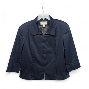 Norton McNaughton Navy Cotton Blend Jacket